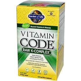 Garden of Life Vitamin Code RAW K-Complex 60 Capsules