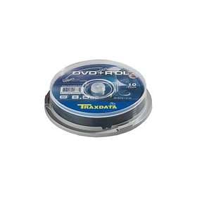 Traxdata DVD+R DL 8.5GB 8x 10-pack Cakebox