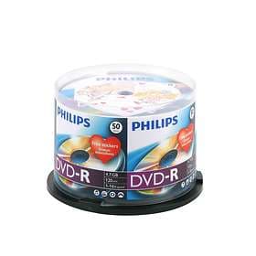 Philips DVD-R 4.7GB 16x 50-pack Cakebox