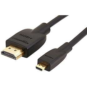 AmazonBasics HDMI - HDMI Micro High Speed with Ethernet 1.8m