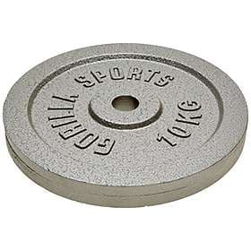 Gorilla Sports Viktskivor Cast Iron 10kg