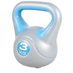 Gorilla Sports Contrast Vinyl Kettlebell 3kg