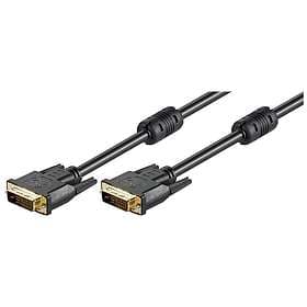 Goobay Ferrite Gold DVI-D - DVI-D Dual Link 10m