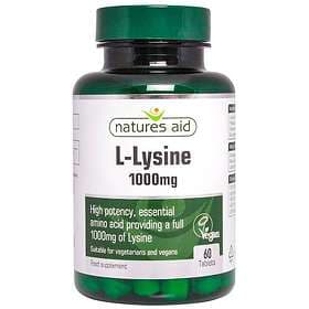 Natures Aid L-Lysine 1000mg 60 Tablets