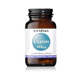 Viridian L-Lysine 500mg 30 Capsules