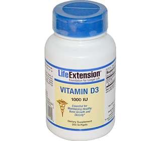 Life Extension Vitamin D3 1000IU 250 Capsules