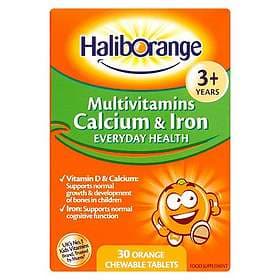 Seven Seas Haliborange Multivitamins + Calcium & Iron 30 Tablets