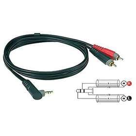 Klotz AY7 3.5mm - 2RCA 2m