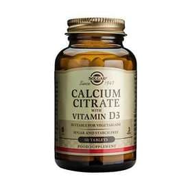 Solgar Calcium Citrate with Vitamin D3 60 Tablets
