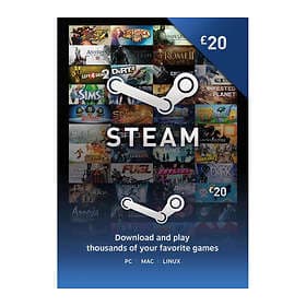 Steam Gift Card - 20 GBP