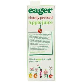 Eager Drinks 100% Cloudy Pressed Pappkartong 1l 8-pack