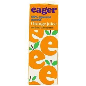 Eager Drinks 100% Squeezed Smooth Pappkartong 1l 8-pack