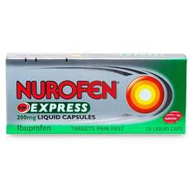 Nurofen Express 200mg 16 Capsules