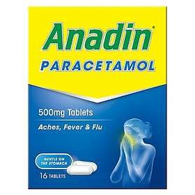 Anadin Paracetamol 500mg 16 Tablets