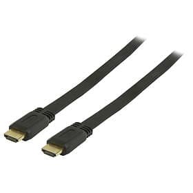 Valueline Flat Gold HDMI - HDMI High Speed with Ethernet 1m