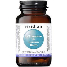 Viridian L-Theanine & Lemon Balm 30 Capsules