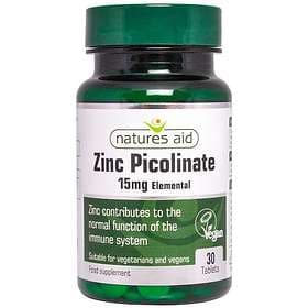 Natures Aid Zinc Picolinate 15mg 30 Tablets