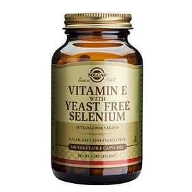 Solgar Vitamin E with Yeast Free Selenium Vegetable 100 Capsules