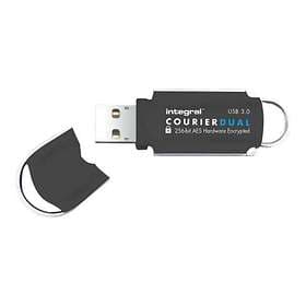 Integral USB 3.0 Courier Dual FIPS Encrypted 16GB