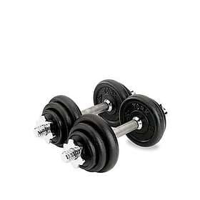 York Fitness Cast Iron Dumbell Kit 20kg