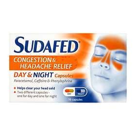 Sudafed Congestion & Headache Day & Night 16 Capsules