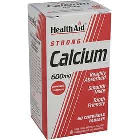 HealthAid Chewable Strong Calcium 600mg 60 Tablets