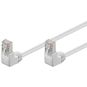 Goobay F/UTP Cat5e RJ45 - RJ45 (2x angled) 1m