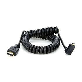 Atomos Pro Video HDMI - HDMI Micro (angled) (spiral) 0.65m
