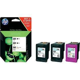 HP 301 (Black) 2-pack + 301 (3-Colour)