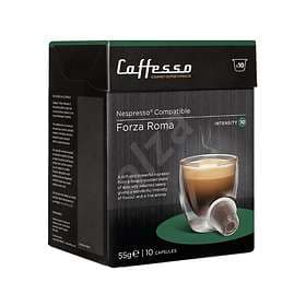 Caffesso Nespresso Forza Roma 10 (capsules)