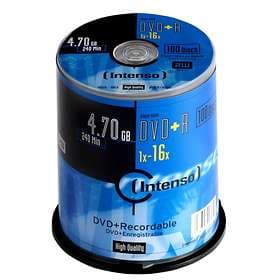 Intenso DVD+R 4.7GB 16x 100-pack Cakebox