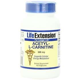 Life Extension Acetyl-L-Carnitine 500mg 100 Kapslar