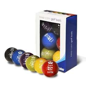 Longridge Golf Keep Calm Novelty (6 balls)
