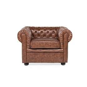 Beliani Chesterfield Fåtölj