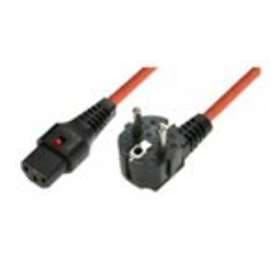 MicroConnect CEE 7/7 (angled) - IEC C13 (lock) 3m