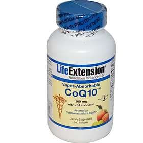 Life Extension Super-Absorbable CoQ10 100mg 100 Capsules