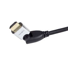 Cables Direct 30AWG HDMI - HDMI High Speed with Ethernet (swivel) 5m