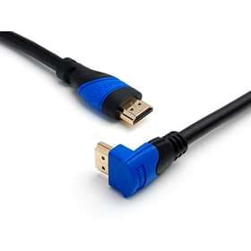KabelDirekt TOP Series HDMI - HDMI High Speed with Ethernet (angled) 270° 2m
