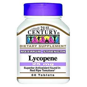 21st Century Lycopene 25mg 60 Tablets