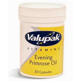 Valupak Evening Primrose Oil 500mg 30 Capsules