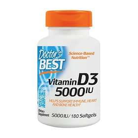 Doctor's Best Vitamin D3 5000IU 180 Capsules