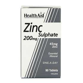 HealthAid Zinc Sulphate 200mg 90 Tablets
