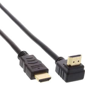 InLine Gold HDMI - HDMI High Speed with Ethernet (angled) 15m