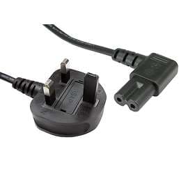 Cables Direct BS 1363 - IEC C7 (angled) 1.8m