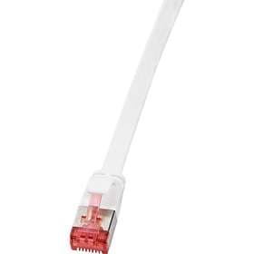LogiLink Flat SlimLine U/FTP Cat6 RJ45 - RJ45 0.25m