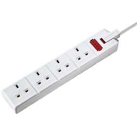 Masterplug Permaplug Heavy Duty 4-Way 2m