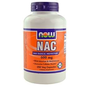 Now Foods NAC (N-Acetyl Cysteine) 600mg 250 Capsules