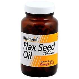 HealthAid Flaxseed Linfröolja 1000mg 60 Capsules