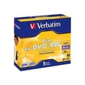 Verbatim DVD+RW 8cm 1.4GB 4x 1-pack Jewel Case