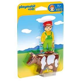 Playmobil 1.2.3 6972 Farmer with Cow